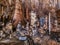 Cave in French Pyrenees full of stalagmites and stalactites beautiful scenery in geologic site