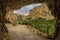 Cave in the greenway of Irati in Navarraspain, canyon, sunset, sunrise, ibiza, stone, mediterranean, estate, culture, idyllic,