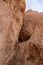 Cave  high in the rock in Timna National Park near Eilat, southern Israel