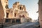 Cave houses Goreme village with in Cappadocia, Turkey