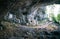 The cave of La Luire on the Vercors plateau, the cave of the Resistance