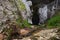 Cave in the limestone mountains