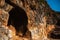 Cave in the mountain, city of Caesarea Philippi Israel