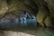 A cave at Myrtos Beach at Kefalonia