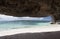 Cave on Puka Shell Beach. Boracay island