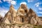 Cave settlements in Cappadocia, Turkey