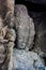 Cave temple, sculpture of Shiva Trimurti 6th century, UNESCO World Heritage site, Island of Elephanta