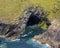 Cave in Tintagel, Cornwall, UK