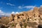 Cave town in Zelve Valley, Cappadocia in Turkey