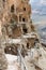 Cave Vardzia city in Georgia, famous tourist place