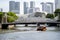 Cavenagh Bridge, only suspension bridge and one of the oldest bridges in Singapore