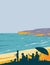 Cavendish Beach on Prince Edward Island National Park Canada WPA Poster Art