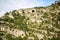 Caves in Alpes mountain at Fontaine de Vaucluse, a commune within departement of Vaucluse and region of Provence-Alpes-CÃ´te d`