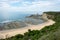 Caves Beach and Eagles Nest rock formation in Bunurong Marine and Coastal Park in Victoria, Australia