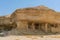 Caves in the canyons of the Namibe Desert. Angola