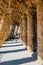 Caves and colonnades in Parc Guell Barcelona