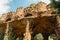 Caves and colonnades in Parc Guell Barcelona