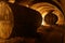 The caves or family wine cellars, Laguardia, Rioja-Alavesa, Spain.