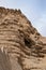 Caves of hermits in the monastery of St. George Hosevit Mar Jaris in Wadi Kelt near Mitzpe Yeriho in Israel