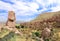 Caves in rock, Selime Monastery, Ihlara Valley, Cappadocia, Turkey