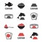 Caviar icons set
