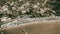 Cavoli Beach, Elba Island. Panoramic aerial view of beautiful coastline on a summer day