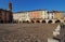 Cavour square in Vercelli