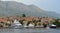 Cavtat harbor on the Croatian Coastline