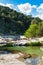 Cavu natural pool near Tagliu Rossu and Sainte Lucie in Corsica