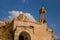 CAVUSIN, TURKEY: Ancient Church in the rock, Cavusin near Goreme in Cappadocia