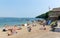 Cawsand beach Cornwall England United Kingdom on the Rame Peninsula overlooking Plymouth Sound