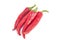 Cayenne capsicum pepper isolated