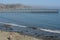 The Cayucos Pier on Cayucos State Beach at Estero bay on the Pacific Ocean in Cayucos, San Luis Obispo County, California