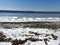 Cayuga Lake frozen wintertime shore