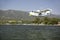 CB Amphibious seaplane landing on Lake Casitas, Ojai, California