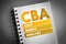 CBA - Cost-benefit Analysis acronym