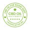 CBD Oil for sound sleep, CBD Oil Health Benefits Seal, Icon, Symbol,Emblem Vector Illustration