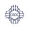 CBDC line icon, central bank digital currency