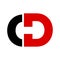 CC, CD, CG initial geometric company logo