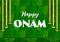 Ccelebration background for Happy Onam festival of South India Kerala