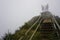 CCL Building Bunker and Haiku Stairs to Heaven to Koolau mountain in Oahu island, Hawaii