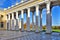 Ccolonnade of Alexander palace in Pushkin,