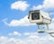 CCTV Camera with Blue sky in background