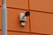 CCTV camera mounted on the wall