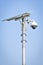 CCTV camera security with Solar panel