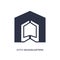 cctv headquarters icon on white background. Simple element illustration from asian concept