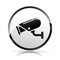 Cctv icon on white background