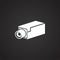 CCTV related icon on background for graphic and web design. Simple illustration. Internet concept symbol for website