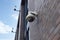 CCTV security camera operating outdoor