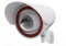 CCTV security camera on white background. 3d